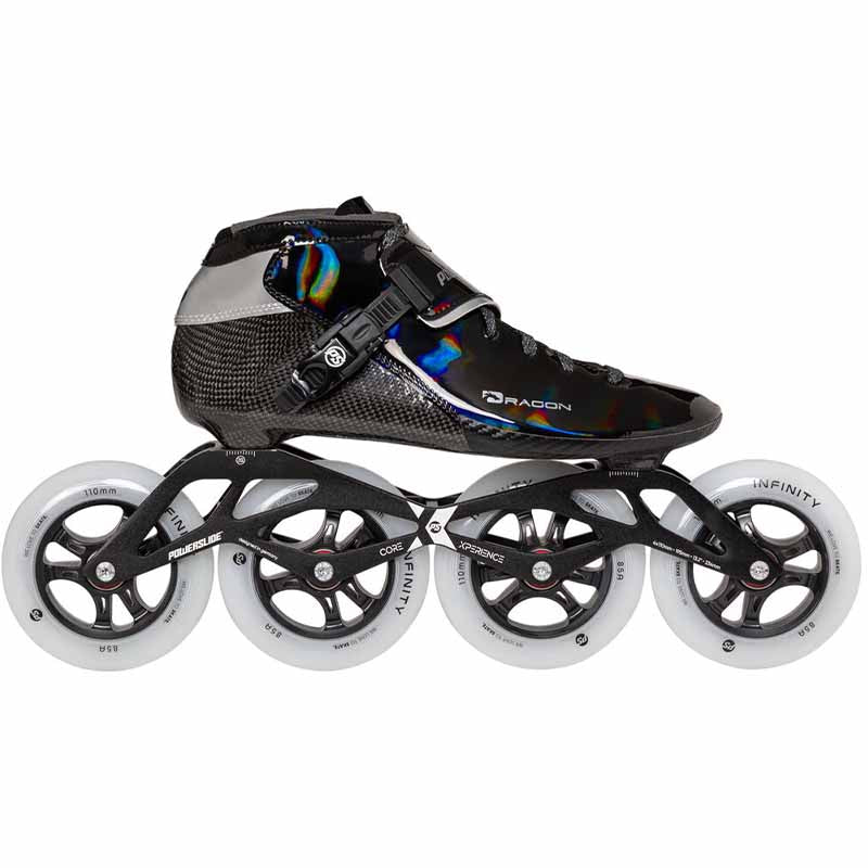 Powerslide Dragon Black 110 Racing Skates - Inlinex
