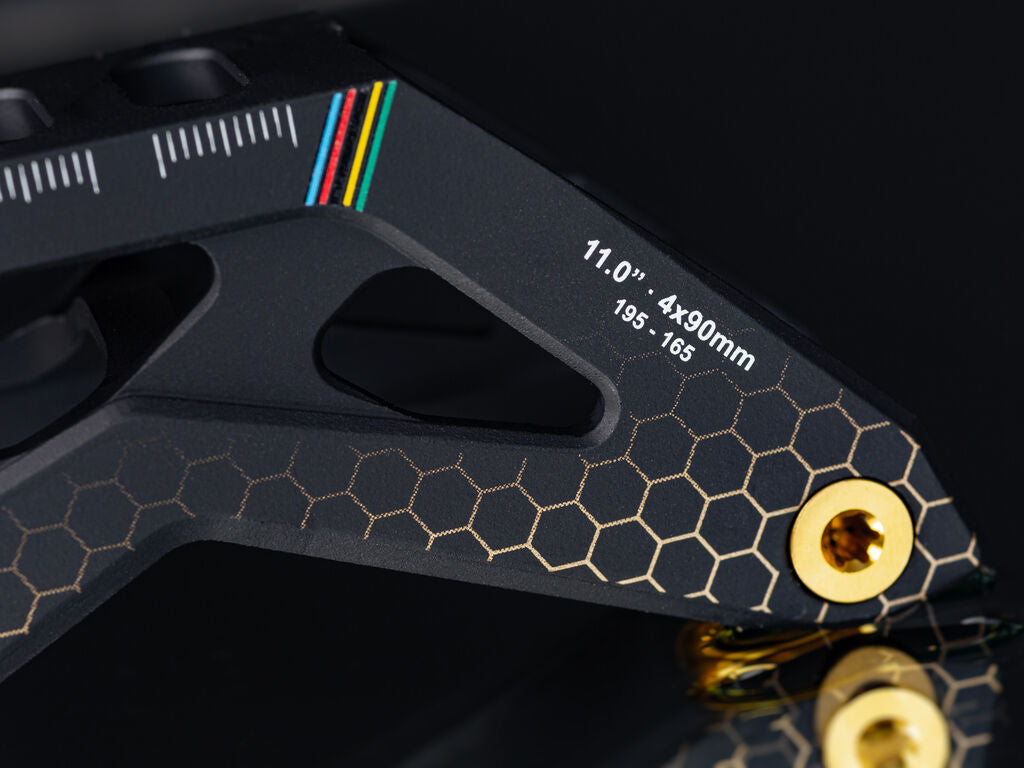 Swings MG 11.0/4x90 Black Gold Frame - Inlinex