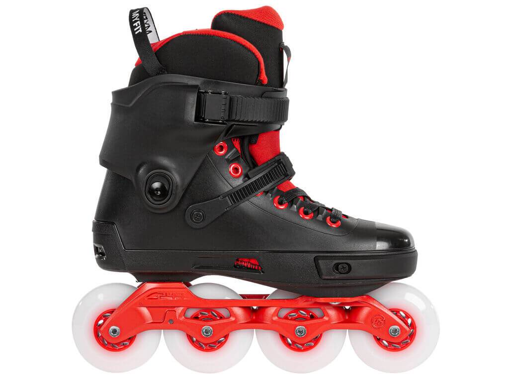 ✈️Powerslide Next 80 Black Red Skates - Inlinex