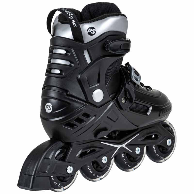 Powerslide Khaan Junior NXT Black Kids Skates - Inlinex