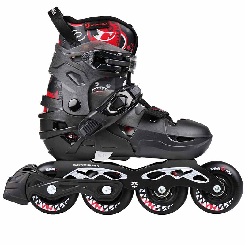 Flying Eagle S6 Pro Sonos Black Kids Skates - Inlinex