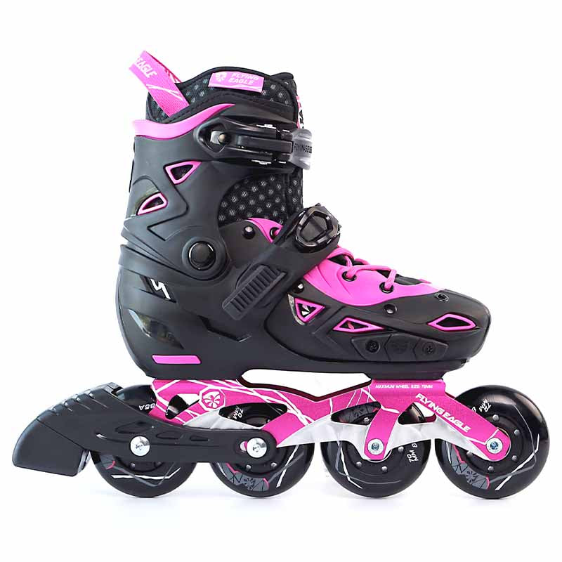 Flying Eagle S9 Dynamo Pink Kids Skates - Inlinex