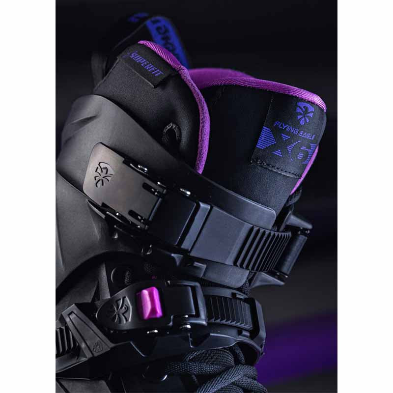 Flying Eagle X6 Reaver Black Violet Skates - Inlinex