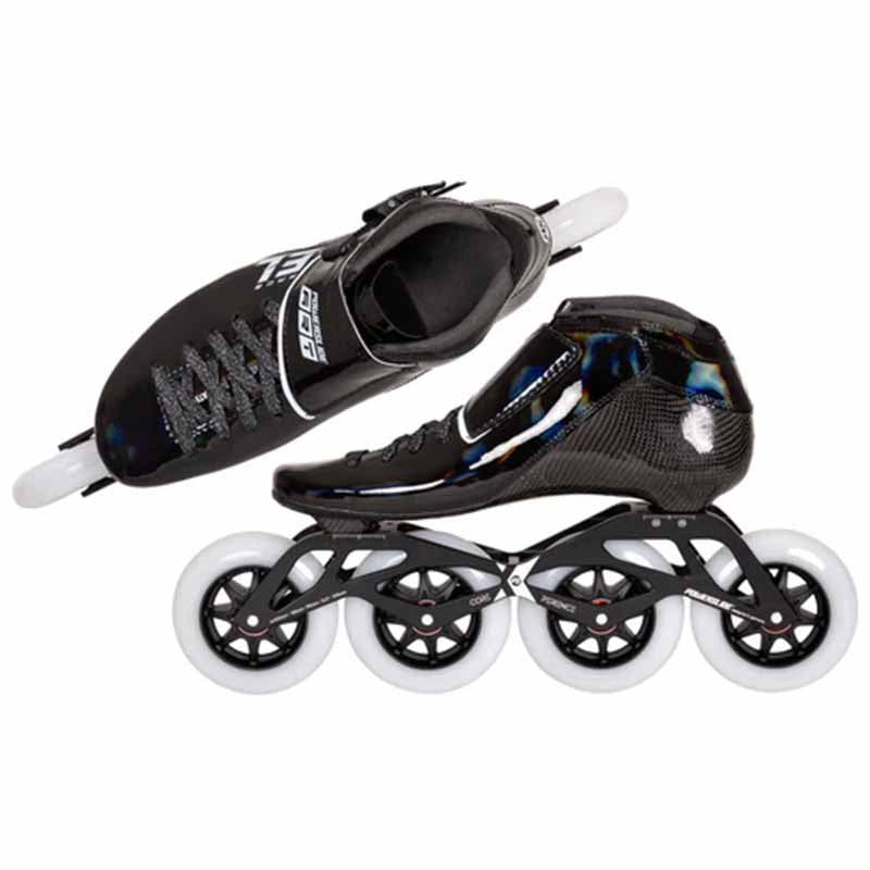 Powerslide Accel Black 100 Racing Skates - Inlinex