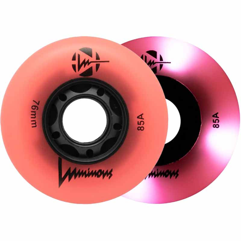 Luminous LED 76mm Wheels