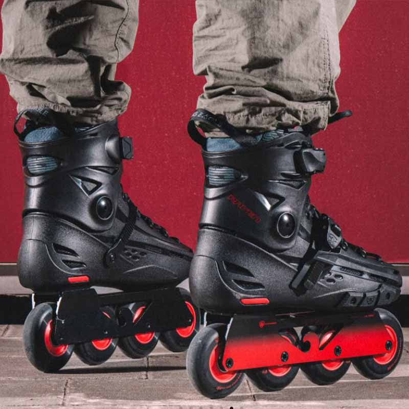 Flying Eagle F4 Raven Black Fire Skates - Inlinex
