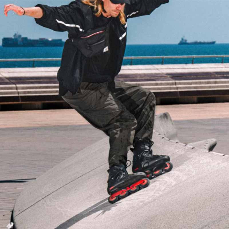 Flying Eagle F4 Raven Black Fire Skates - Inlinex