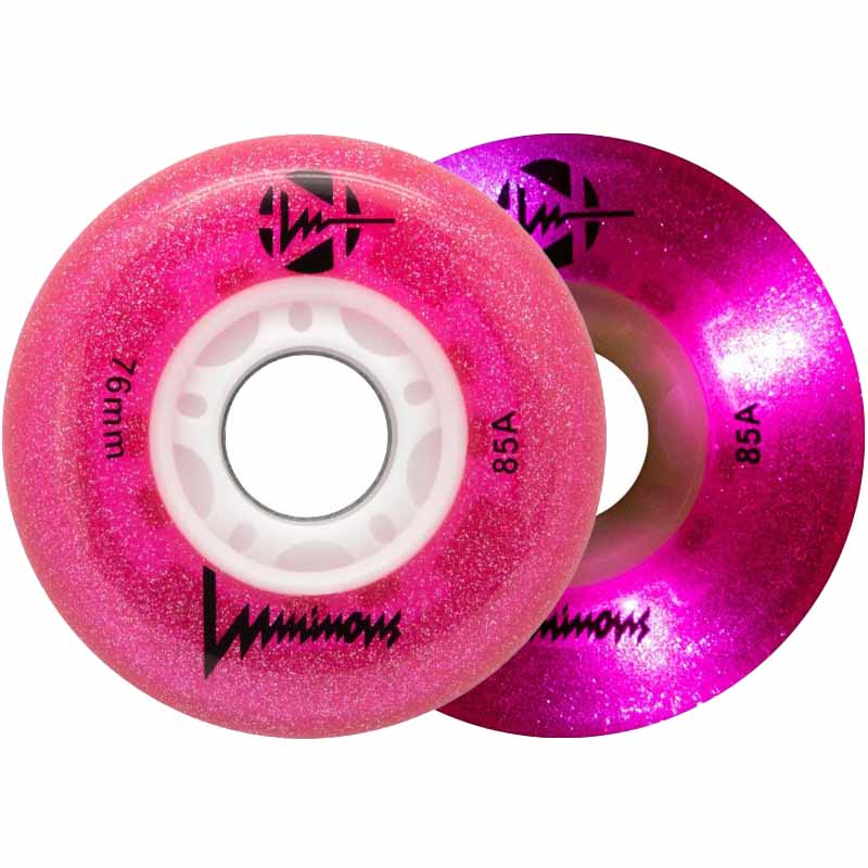 Luminous LED 76mm Wheels