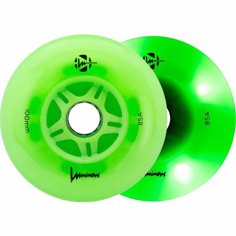 Luminous LED 100mm Wheels - Inlinex