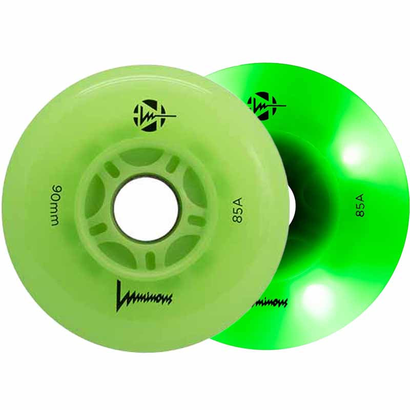 Luminous LED 90mm Wheels - Inlinex
