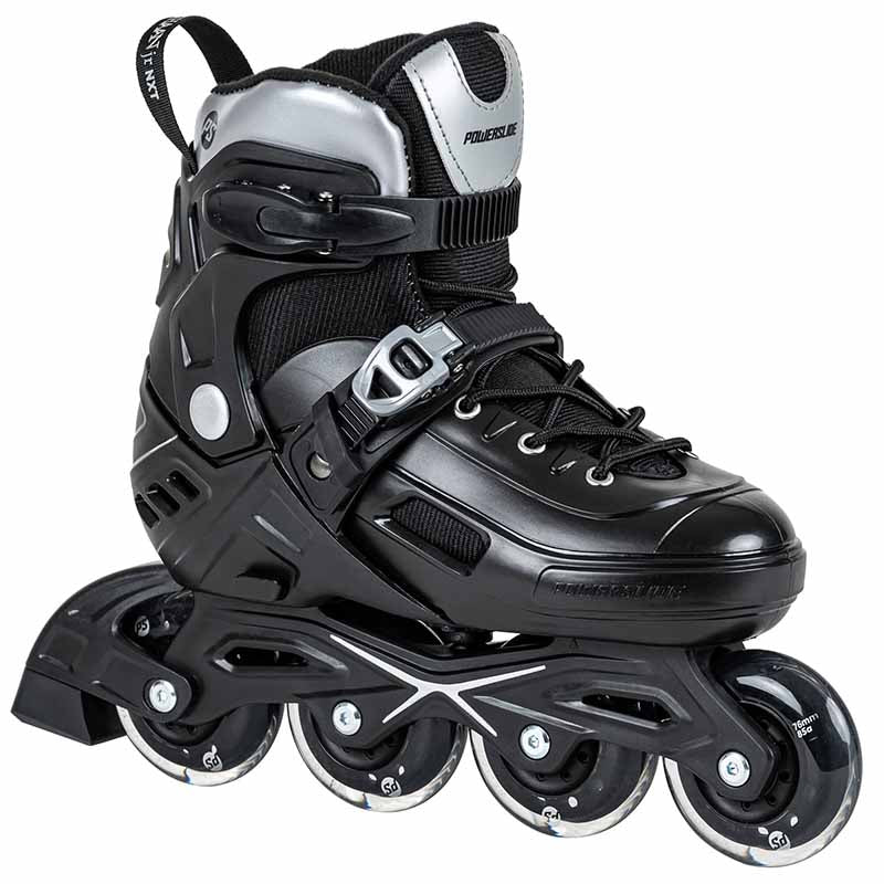 Powerslide Khaan Junior NXT Black Kids Skates - Inlinex