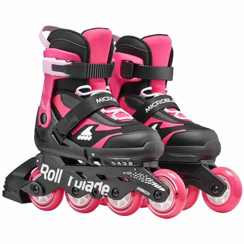 Rollerblade Microblade Black Pink Kids Skates