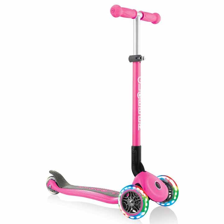 Globber Primo Foldable Lights Kids Scooter - Inlinex
