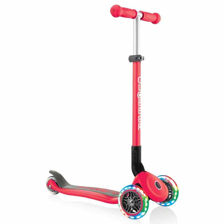 Globber Primo Foldable Lights Kids Scooter - Inlinex