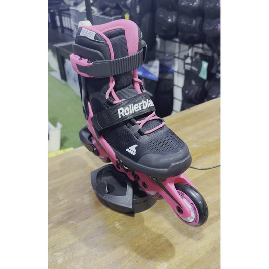 🔥🔥🔥 Sepatu Roda Anak Rollerblade Microblade Warna Neon Pink - alternate view