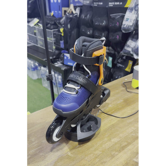 🔥🔥🔥 Sepatu Roda Anak Rollerblade Microblade Biru Oranye - alternate view