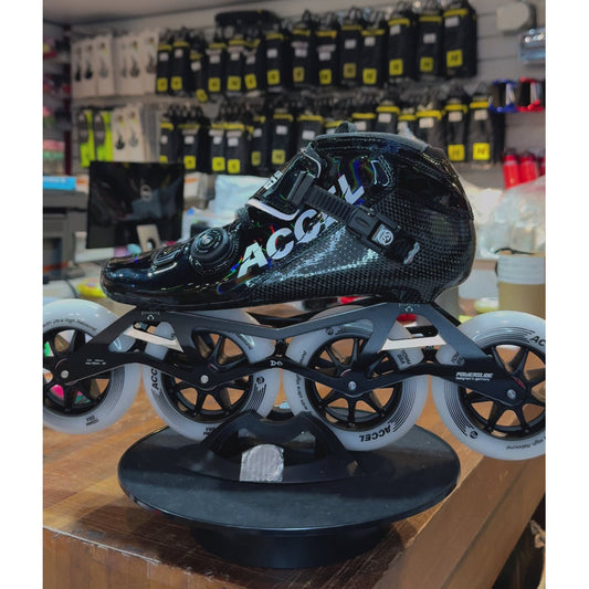 Powerslide Accel Black 110 Racing Skates - alternate view