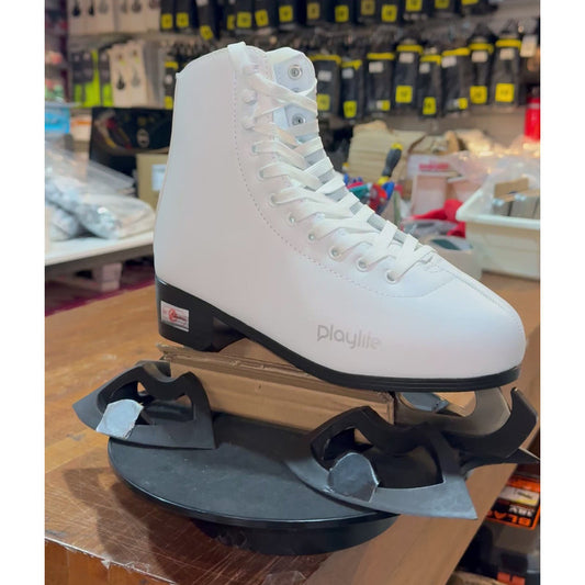 PlayLife Classic White Ice Skates - alternate view