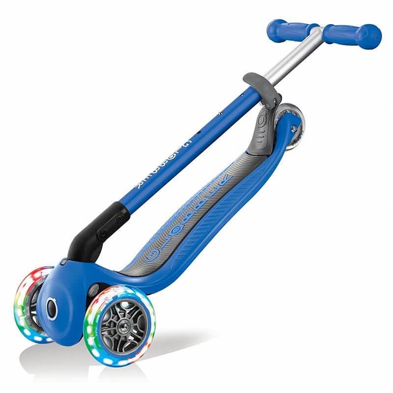 Globber Primo Foldable Lights Kids Scooter - Inlinex