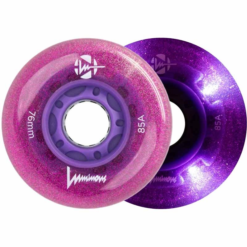 Luminous LED 76mm Wheels