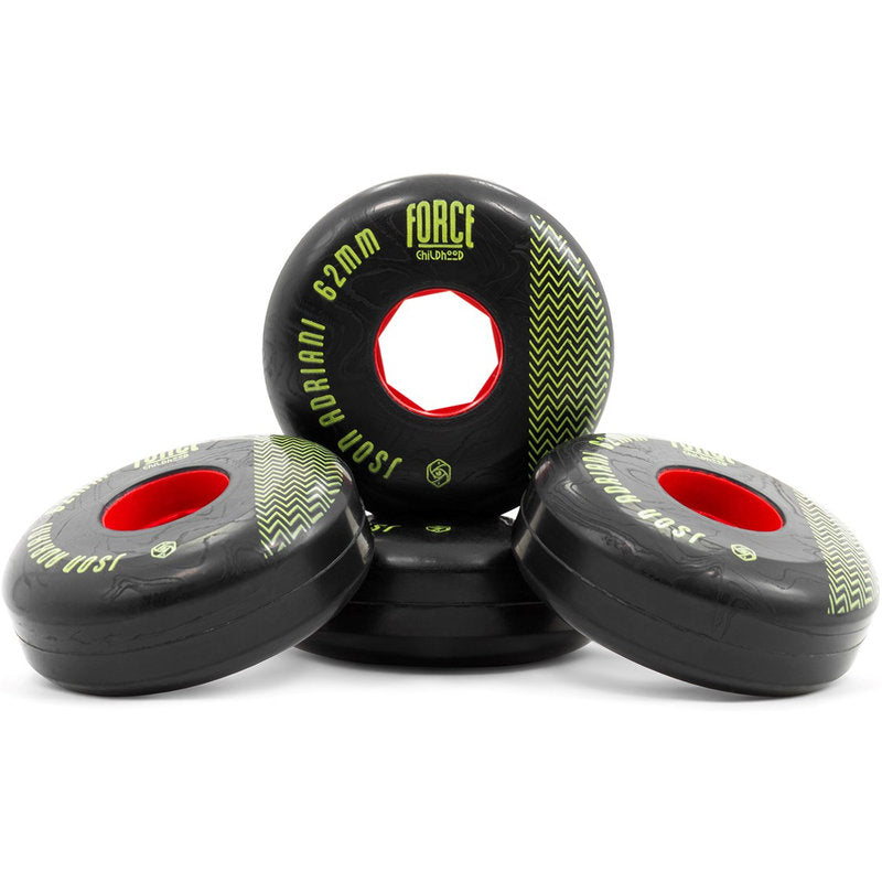 Red Eye Childhood Adriani 62mm 91A Wheels childhood adriani 62mm 91a stack 2