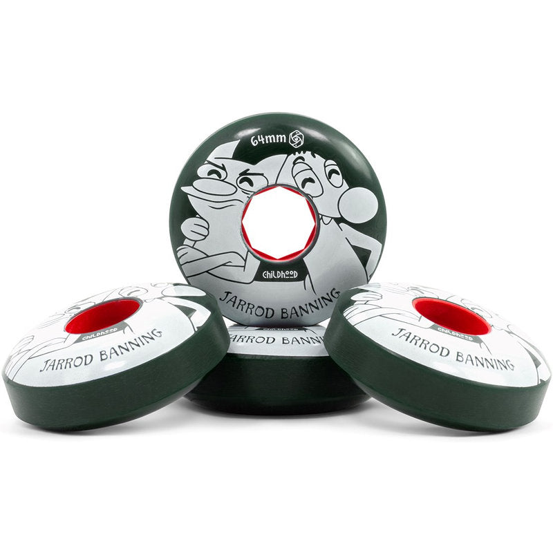 Red Eye Childhood Banning 64mm 90A Wheels childhood banning 64mm 90a stack 2