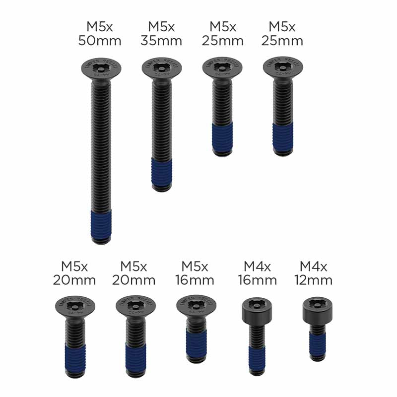 Quad Lock Anti-Theft Screw Kit - Inlinex