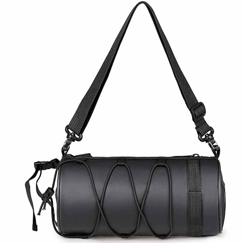 Black Handle Bar Barrel Bag - Inlinex