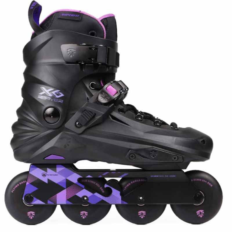 Flying Eagle X6 Reaver Black Violet Skates - Inlinex