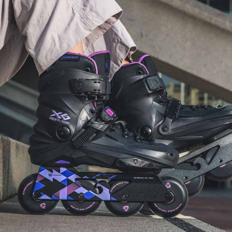 Flying Eagle X6 Reaver Black Violet Skates - Inlinex