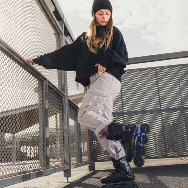 Flying Eagle X6 Reaver Black Violet Skates - Inlinex