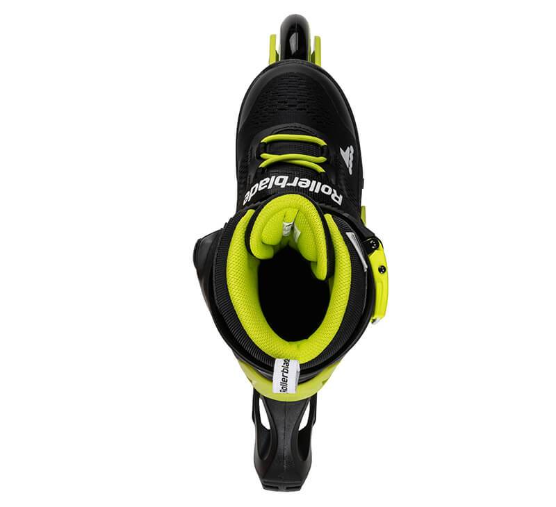 Rollerblade Microblade Neon Yellow Kids Skates - Inlinex