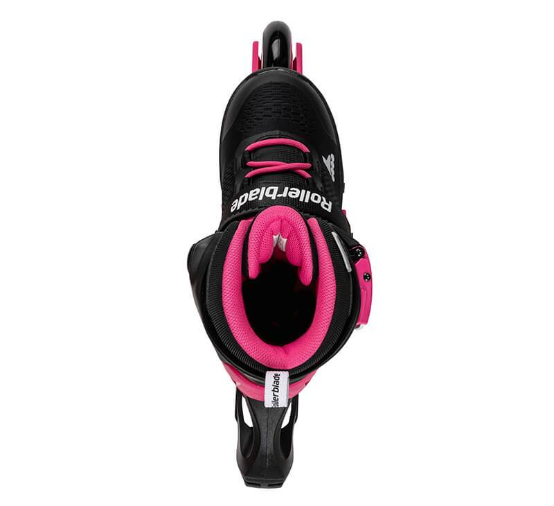Rollerblade Microblade Neon Pink Kids Skates - Inlinex