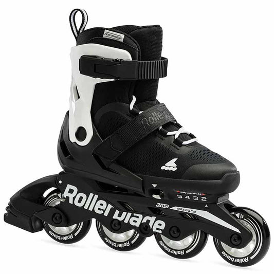 Rollerblade Microblade Black White Kids Skates - Inlinex