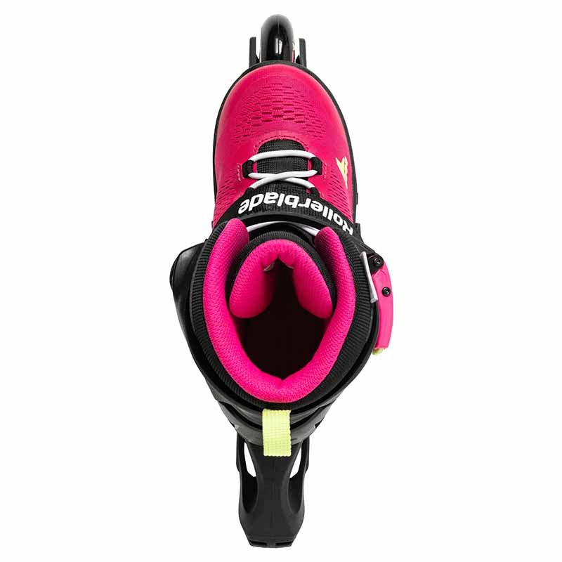 Rollerblade Microblade Pink Green Kids Skates - Inlinex