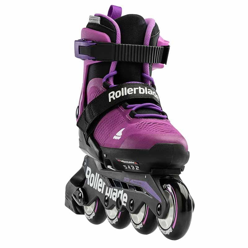 Rollerblade Microblade Purple Black Kids Skates - Inlinex