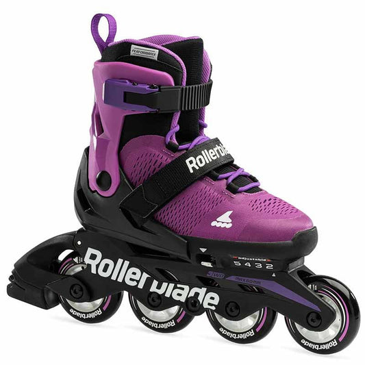 Rollerblade Microblade Purple Black Kids Skates - Inlinex