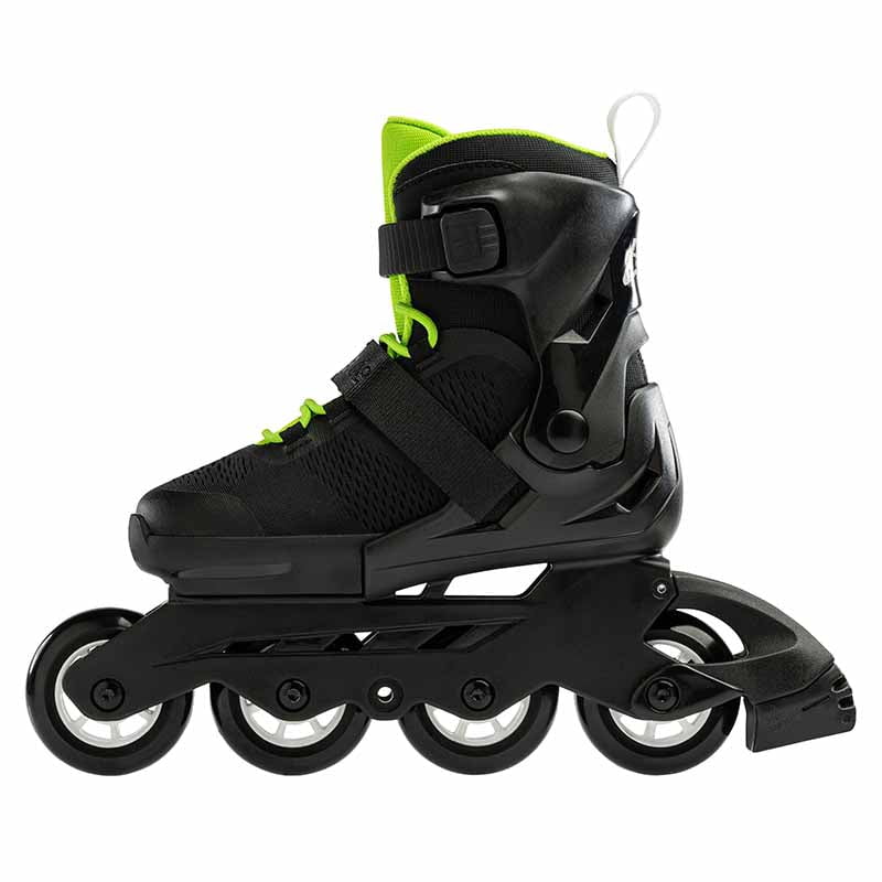 Rollerblade Microblade Black Green Kids Skates - Inlinex