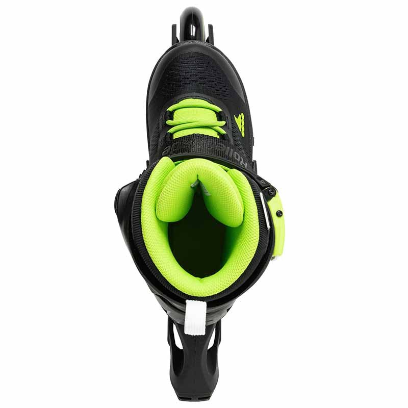 Rollerblade Microblade Black Green Kids Skates - Inlinex