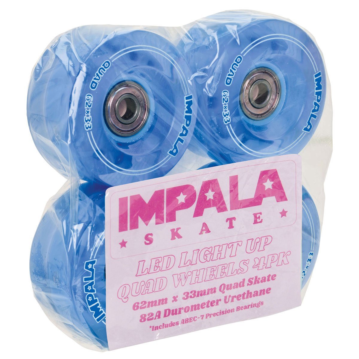 Impala Light Up Blue Wheels - Inlinex