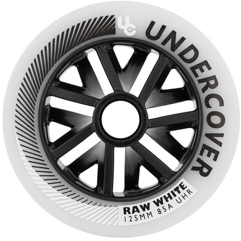 Undercover Raw 125mm White Wheels - Inlinex