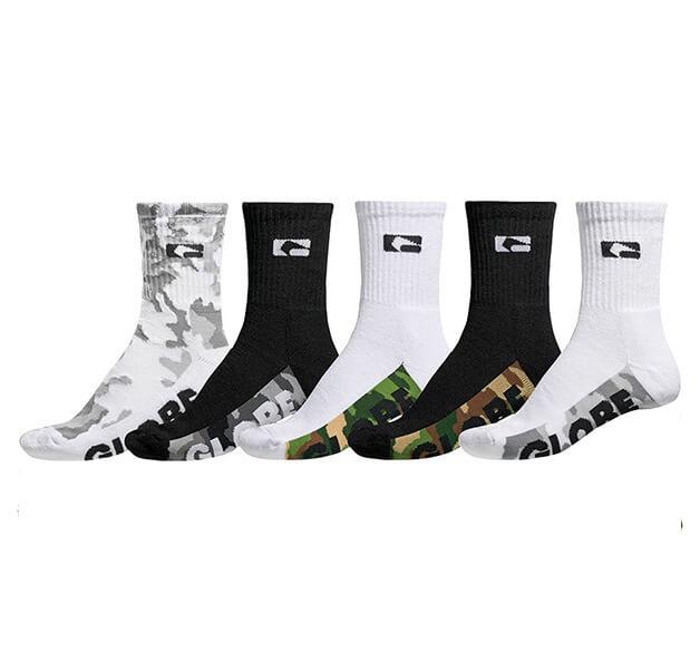 Globe Malcom Crew 5 Pack Socks - Inlinex