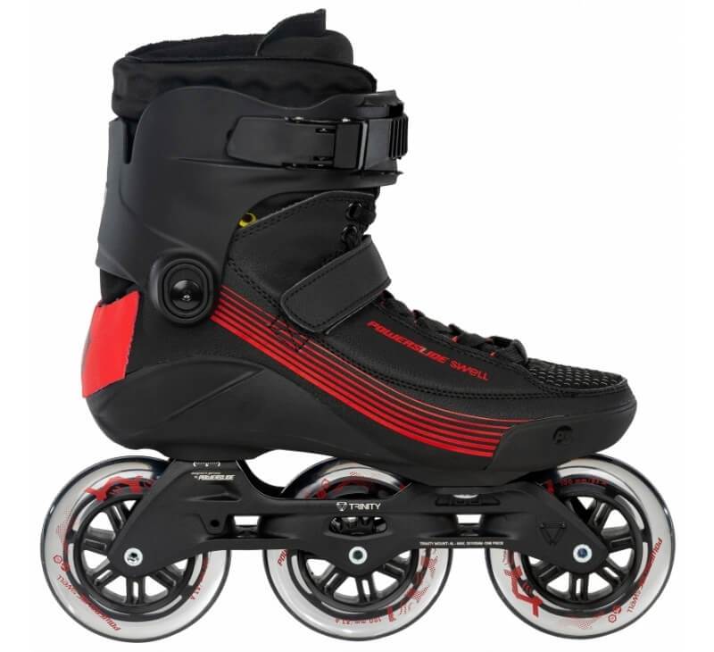 🔥Powerslide Swell Black 100 - 3D Adapt Skates - Inlinex