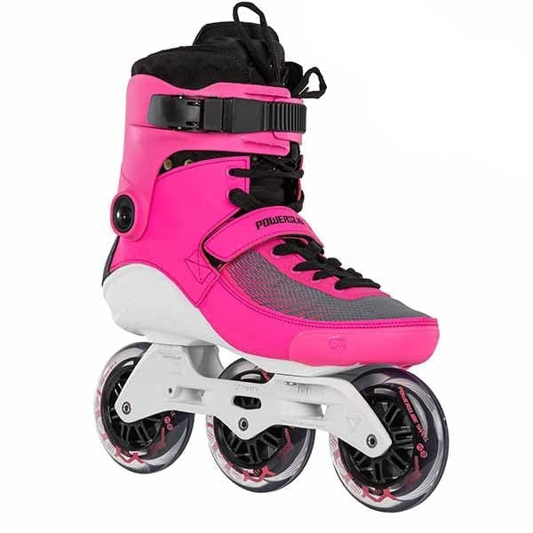 🔥Powerslide Swell Electric Pink 100 - 3D Adapt Skates - Inlinex