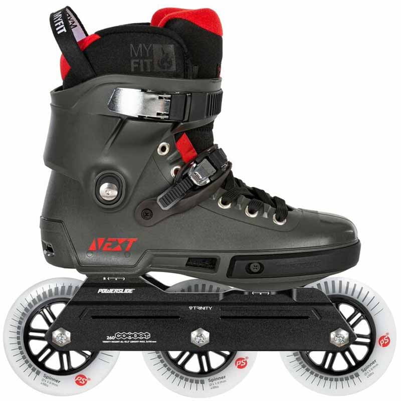 🔥Powerslide Next Charcoal 110 Skates - Inlinex