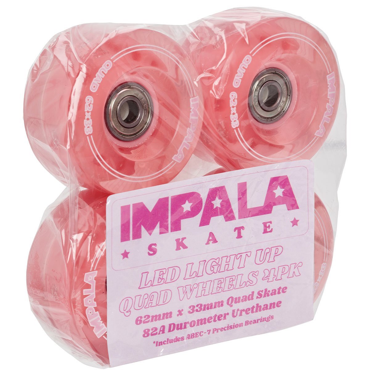 Impala Light Up Pink Wheels - Inlinex