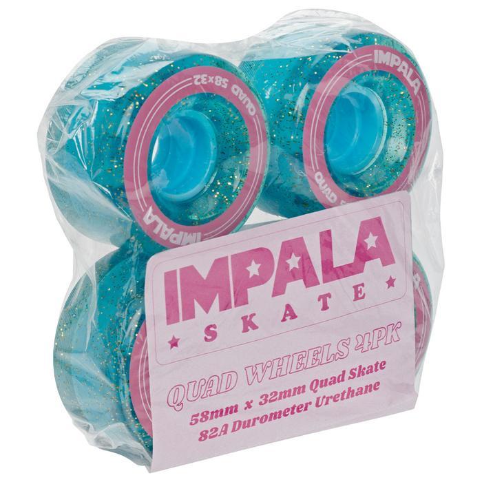 Impala 4 Pack Holographic Glitter Quad Wheels - Inlinex