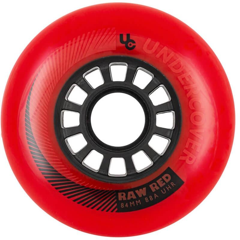 Undercover Raw 84mm Red Wheels - Inlinex