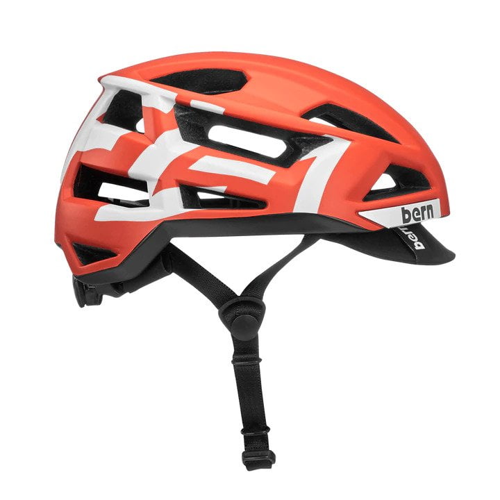 Bern FL-1 Pave Visor Red Helmet - Inlinex