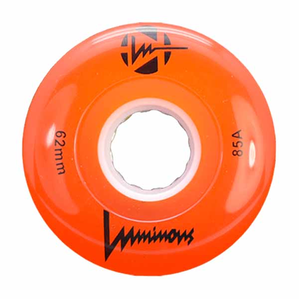 Luminous LED 62mm Quad Wheels - Inlinex